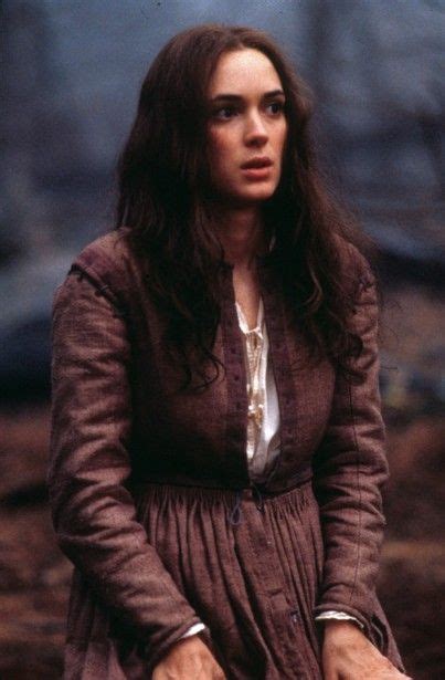 Winona ryder embodying a witch